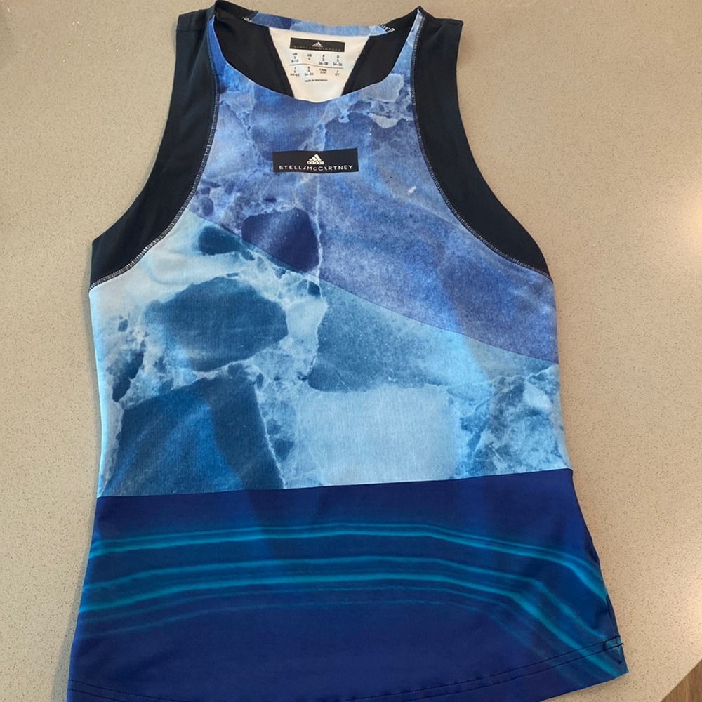 Stella McCartney adidas small workout/tennis shirt